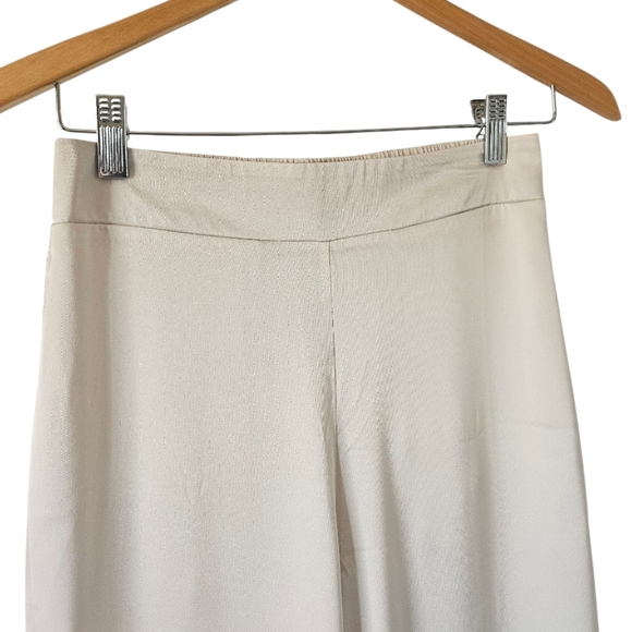 RDI Women's Wide Leg Elastic Waist Minimalist Pants, Cream, Size XS - Picture 2 of 10